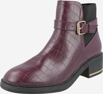 Ankle boots 'Milly' di Dorothy Perkins in rosso: frontale