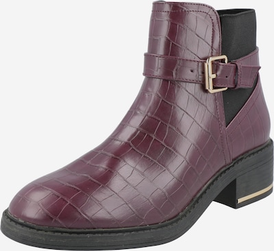Dorothy Perkins Ankle boots 'Milly' in Burgundy / Black, Item view