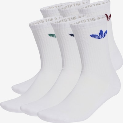 ADIDAS ORIGINALS Čarape 'Trefoil Cushion' veličine 31-33 u kraljevsko plava / tamno zelena / burgund / bijela, Pregled proizvoda