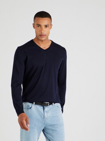 BOSS Sweater 'Melba' in Blue: front