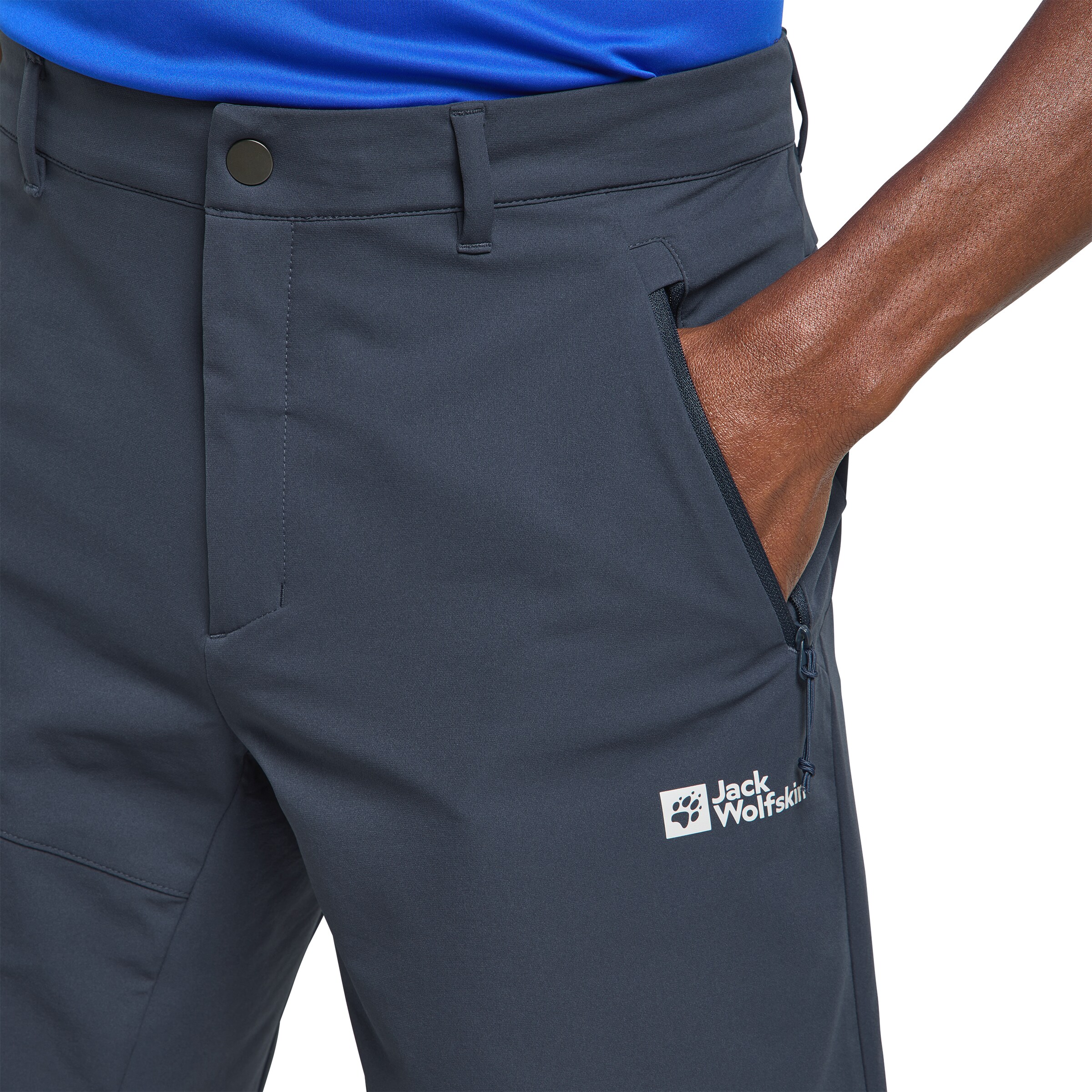 Regular Pantalon outdoor JACK WOLFSKIN en bleu