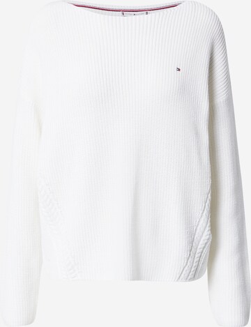 Pullover 'HAYANA' di TOMMY HILFIGER in bianco: frontale