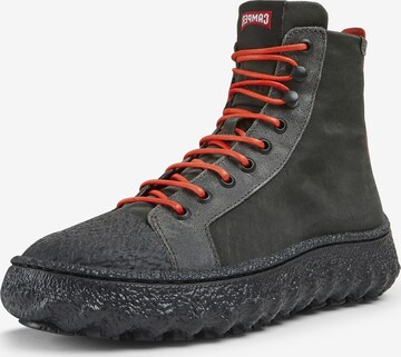 CAMPER Lace-Up Ankle Boots 'Ground' in Grey: front