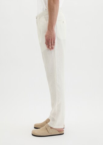 Marc O'Polo Tapered Bandplooibroek 'Osby' in Wit