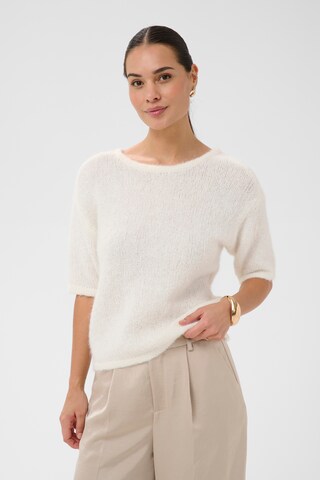Kaffe Pullover 'KAemilie' in Weiß: Vorderseite