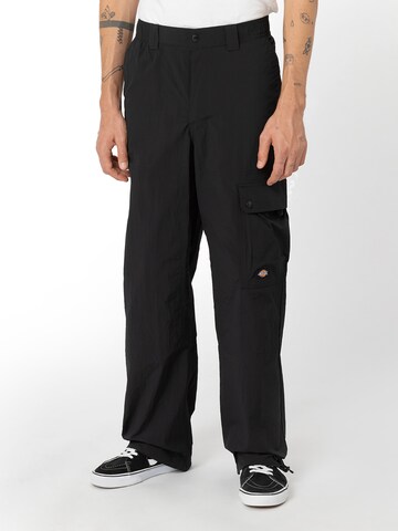 DICKIES - Regular Calças cargo 'JACKSON' em preto: frente