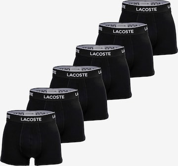 LACOSTE Boxer shorts in Black: front