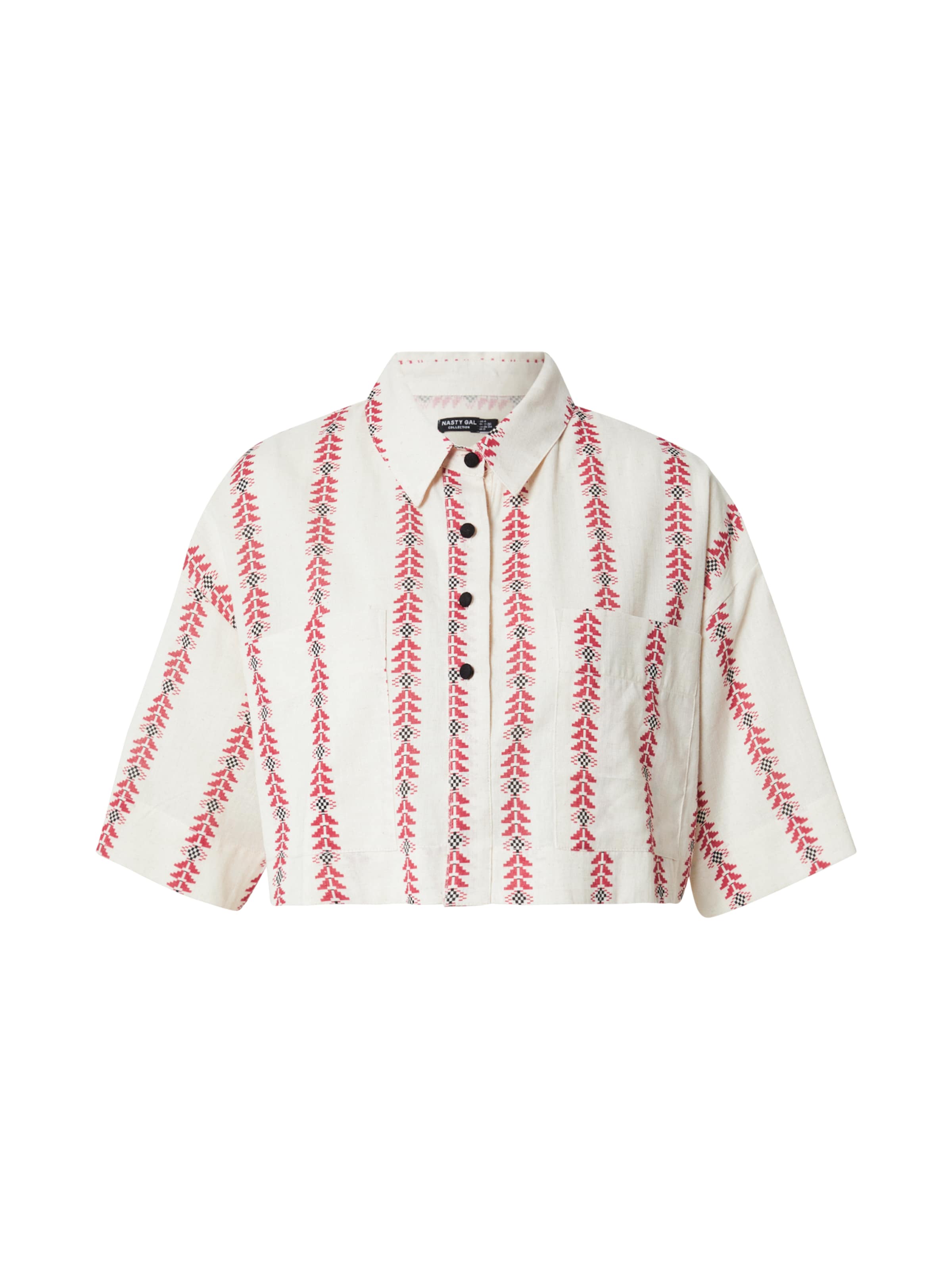 Nasty Gal Blouse in Beige: front