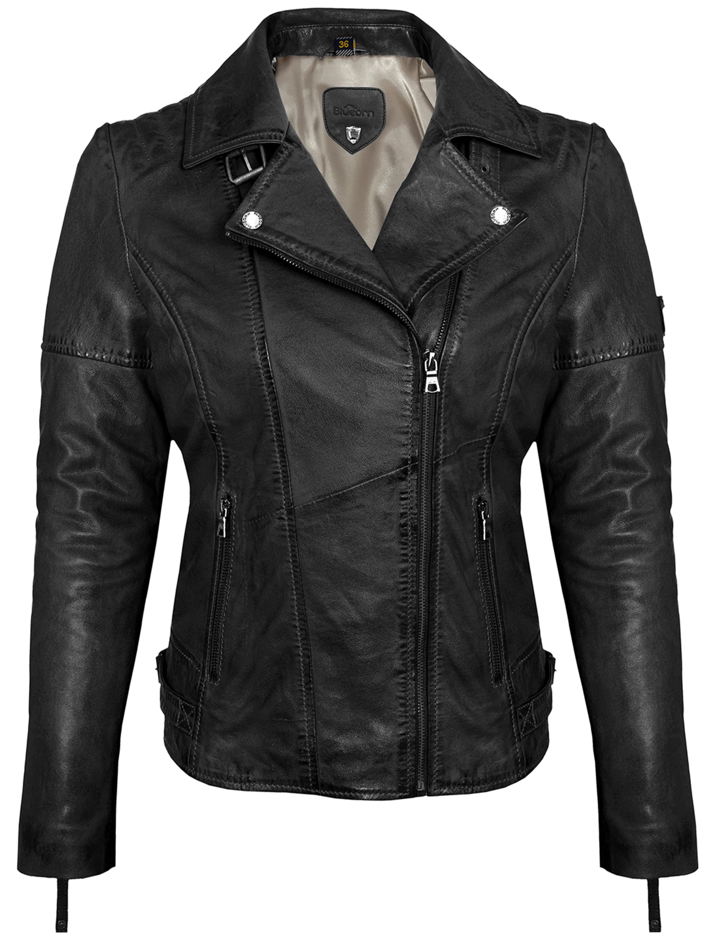 Agamaa Übergangsjacke 'Heeda'‌‌‌‌‌ in Schwarz: Vorderseite