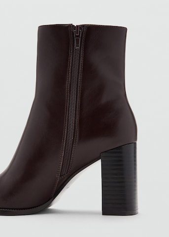 MANGO Stiefelette 'Nino' in Braun