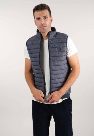 Gilet 'Mac' Deeluxe en bleu : devant