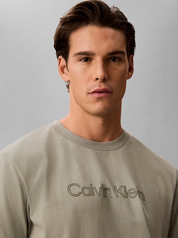 Calvin Klein Jeansregular Majica - siva boja