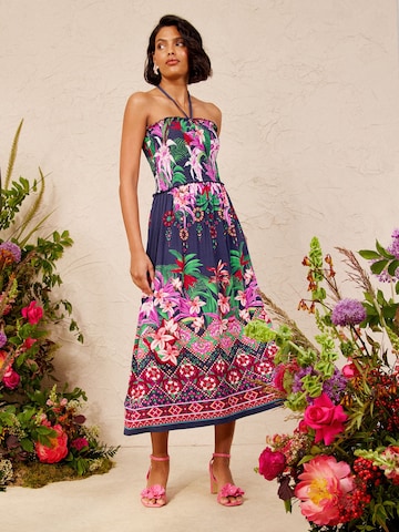 love & roses Mekko värissä sininen