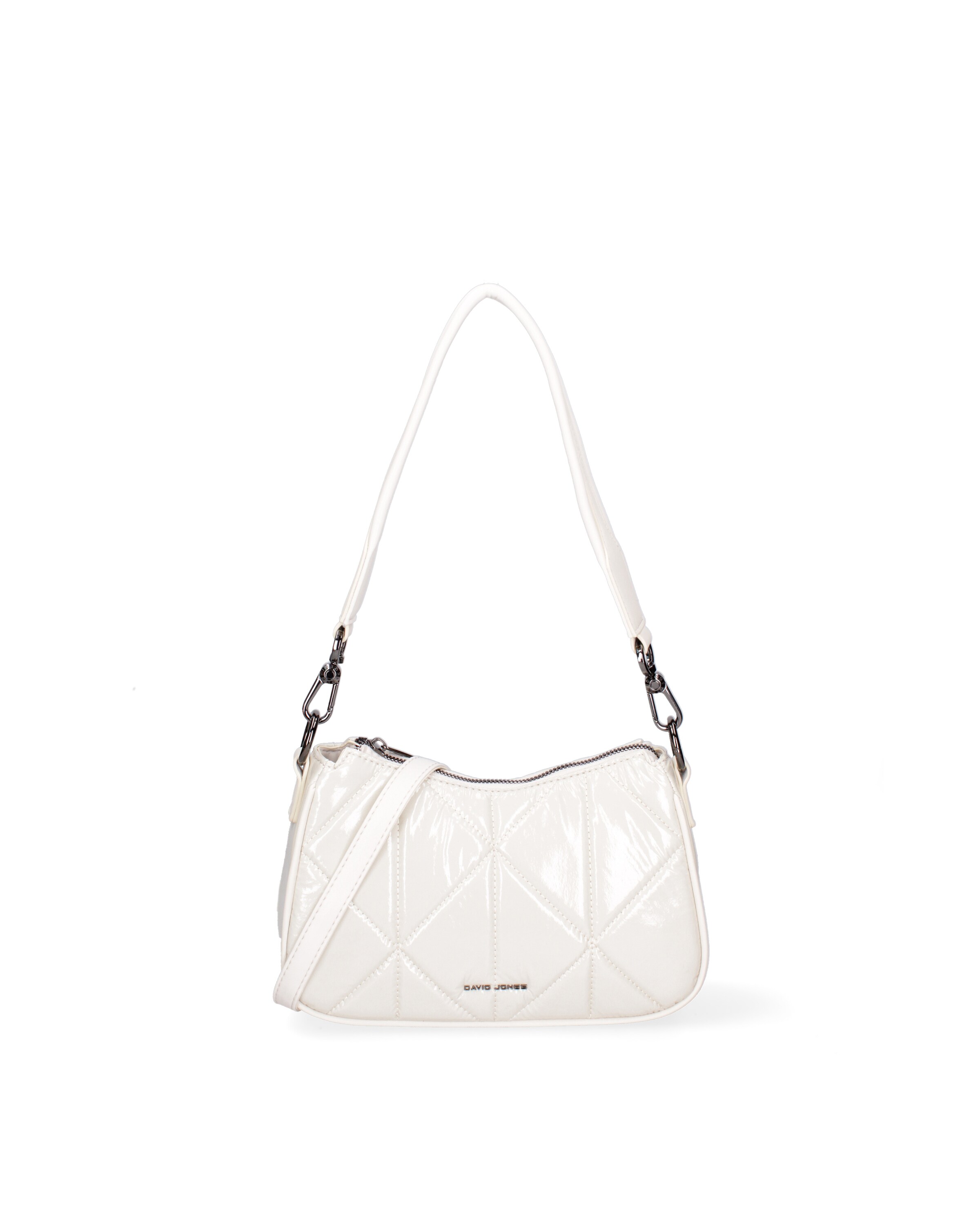 David Jones Schultertasche in Beige: Vorderseite