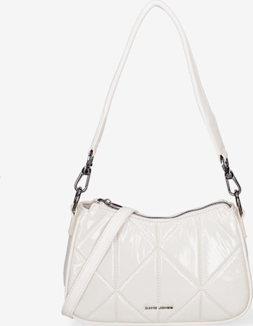 Sac bandoulière David Jones en beige : devant