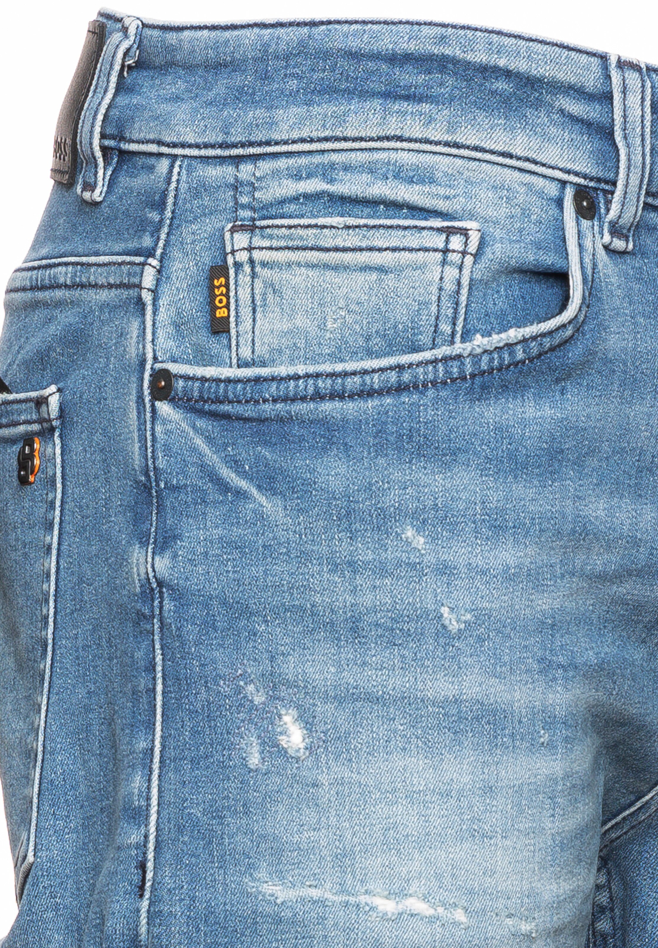 BOSS Slim fit Jeans 'Delaware' in Blue