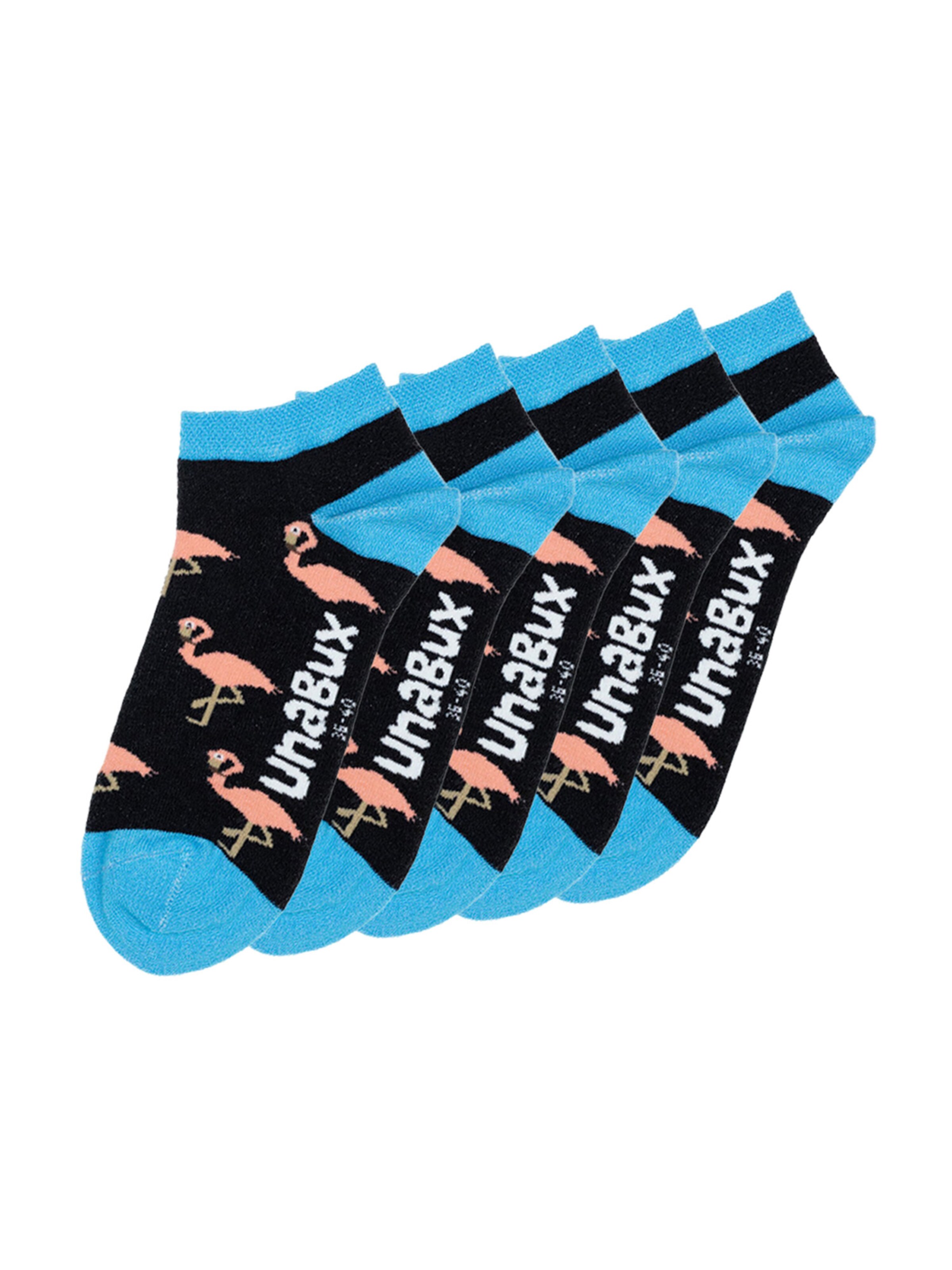 Chaussettes UNABUX en bleu : devant