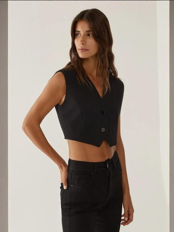 Hiccup Weste in Schwarz