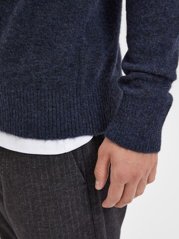 SELECTED HOMME Pullover 'Rai' i blå