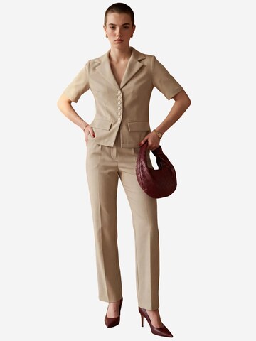 My fashion Pantsuit in Beige: front