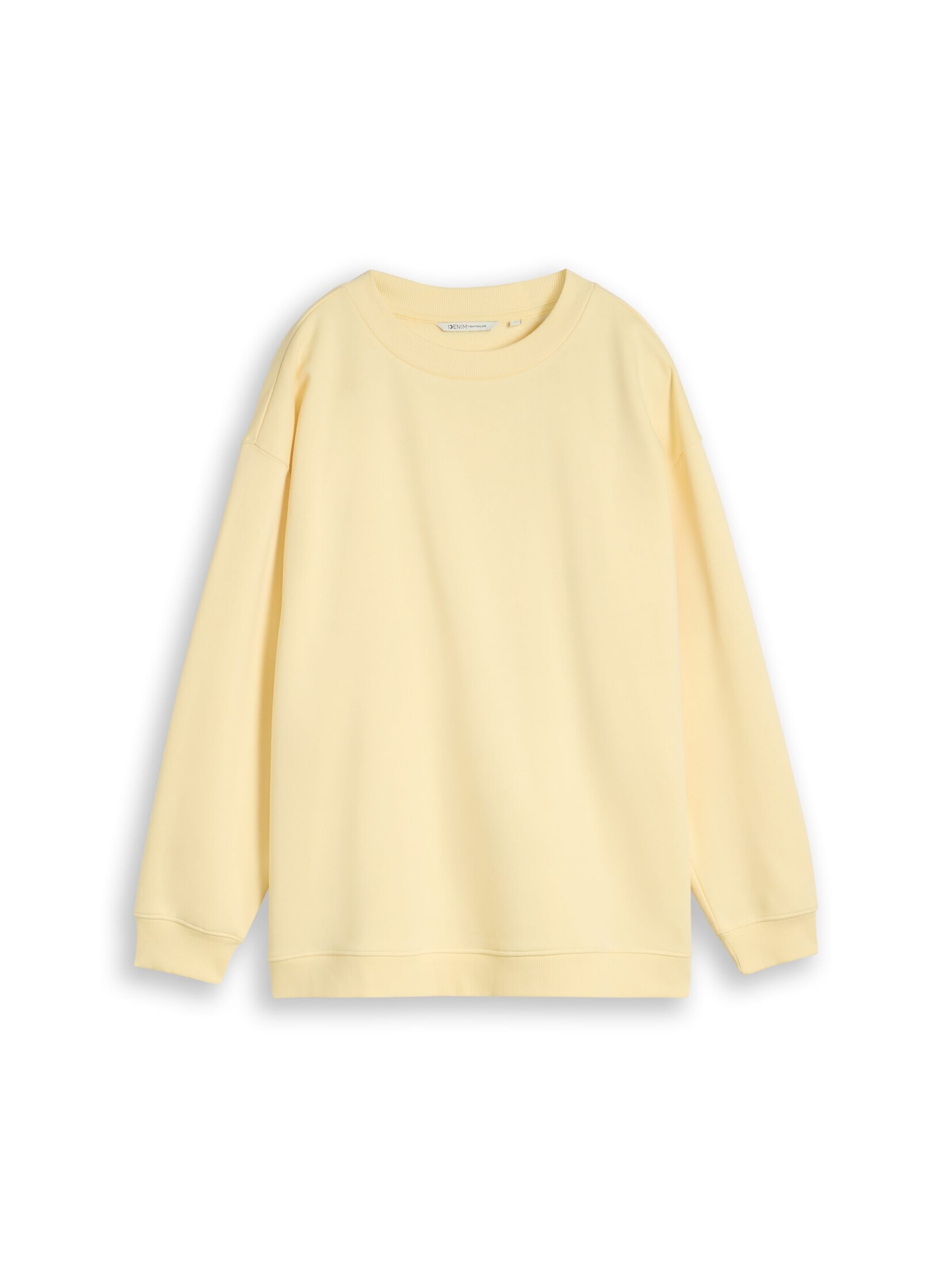 TOM TAILOR DENIM - Sudadera en amarillo: frente