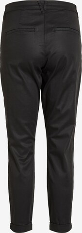 VILA Tapered Chino Pants in Black