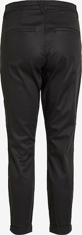 VILA - Tapered Pantalón chino en negro