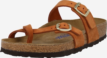 BIRKENSTOCK Japonke 'Mayari' | rjava barva: sprednja stran