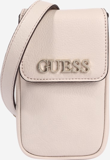 GUESS Bolso de hombro 'MANHATTAN CHIT CHAT' en blanco cáscara de huevo, Vista del producto