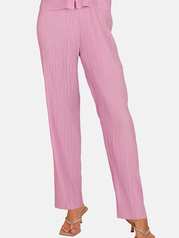 OW Collection Regular Broek 'FIERCE' in Roze: voorkant