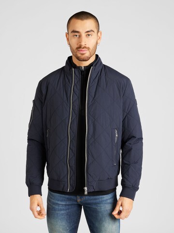 JOOP! Jeans Between-Season Jacket 'Thore' in Blue: front