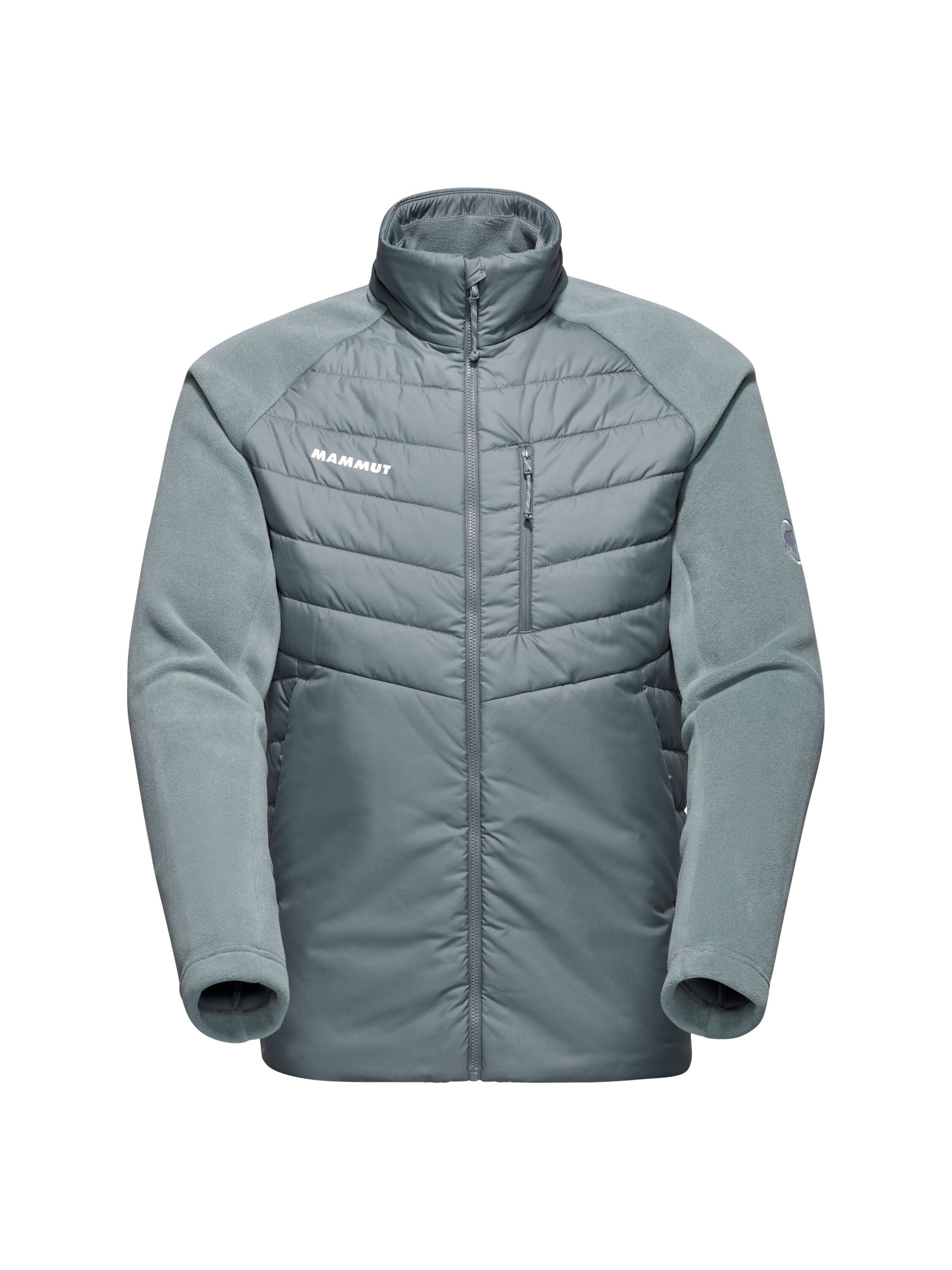 MAMMUT Funktionsfleecejacke ‘Innominata’ in Grau: Vorderseite