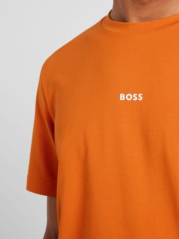 BOSS Shirt 'TChup' in Orange