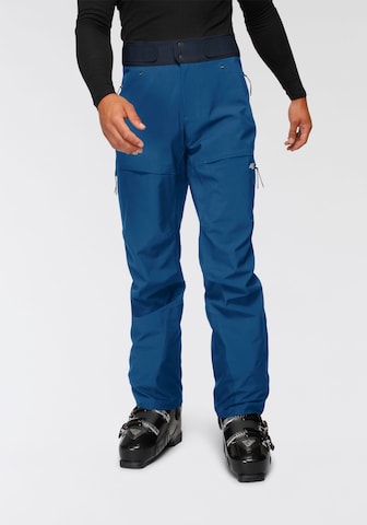 F2 Regular Workout Pants in Blue: front