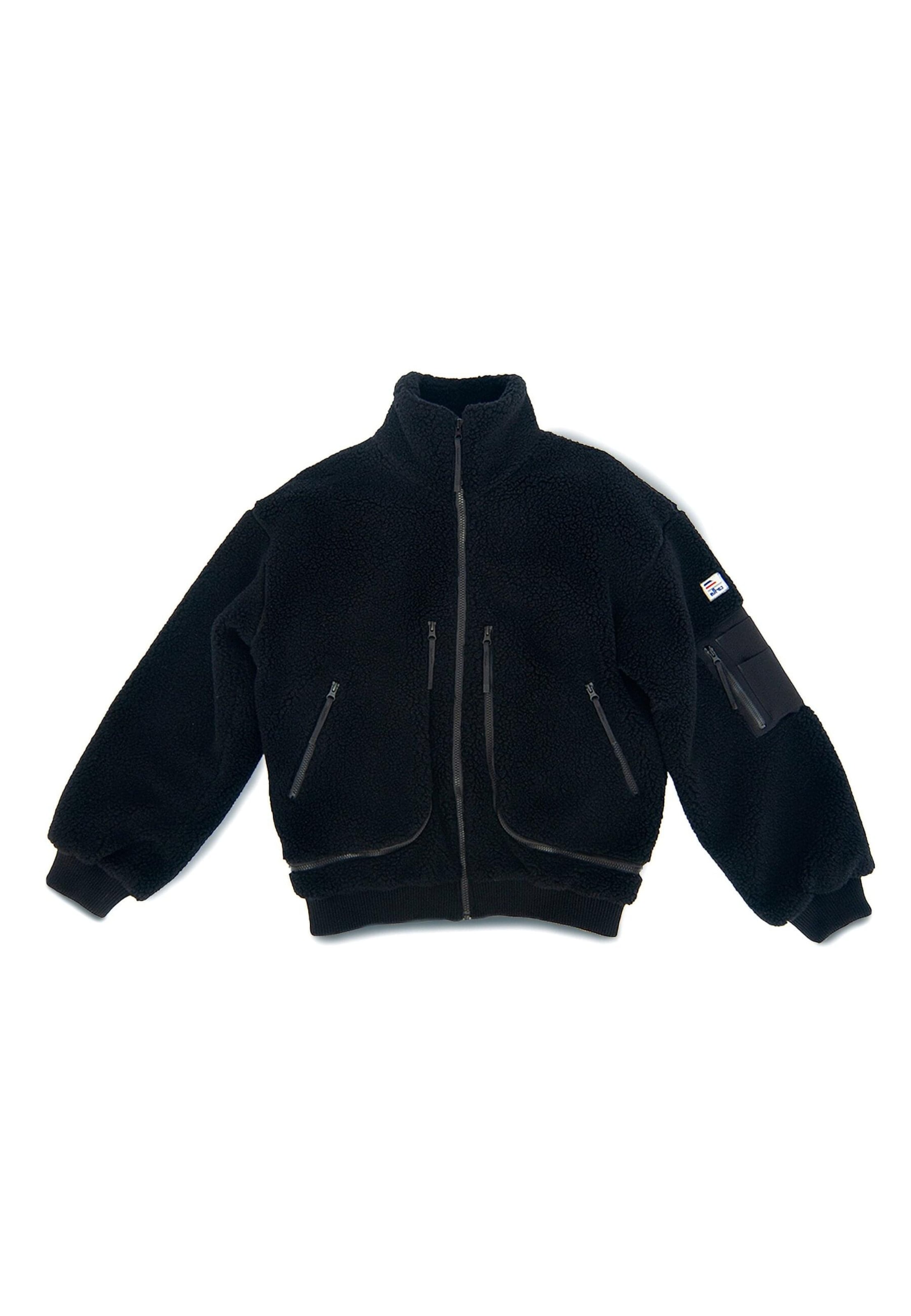 Veste en polaire 'Nemo' elho en noir : devant