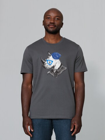 Watapparel Shirt ' Nashorn ' in Grey: front