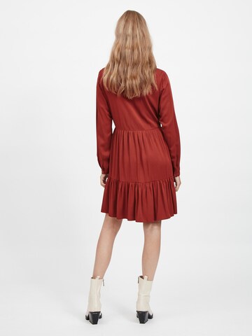 VILA Shirt dress 'Morose' in Red