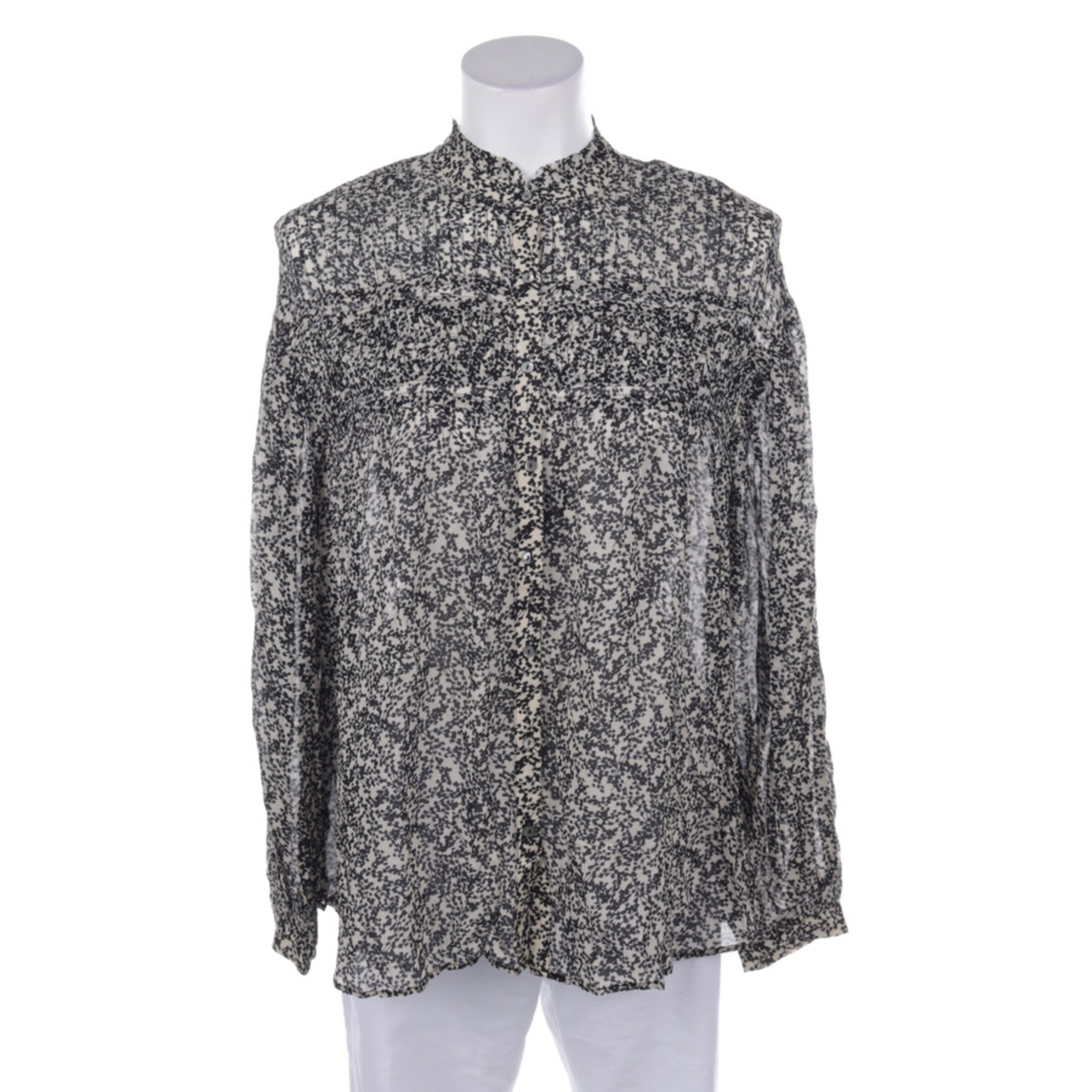 0039 Italy Bluse / Tunika S in Beige: Vorderseite