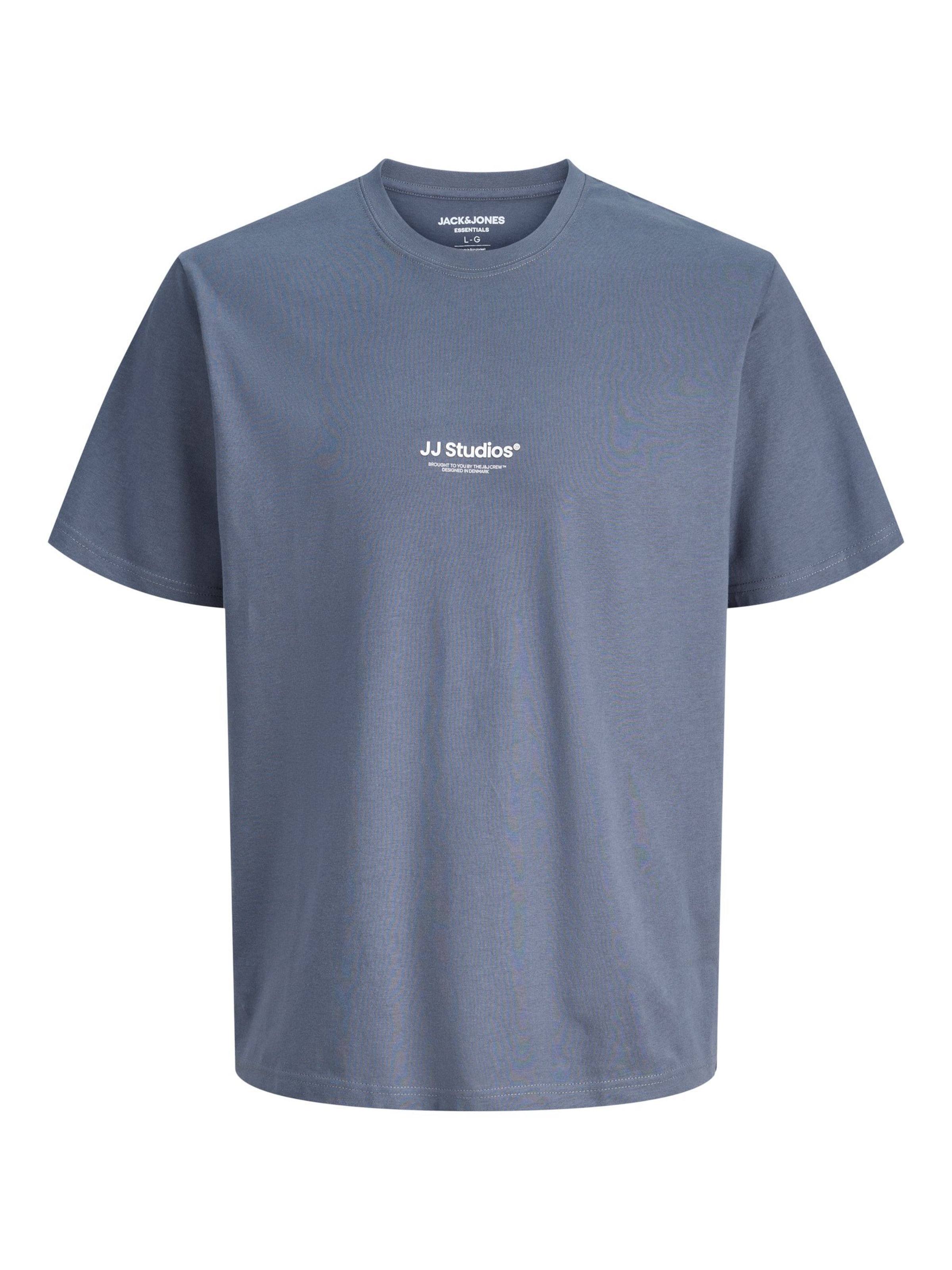 T-Shirt 'JJESoho' Jack & Jones Plus en gris : devant