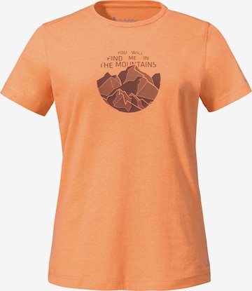 Schöffel Funktionsshirt 'Buchberg ' in Orange: predná strana