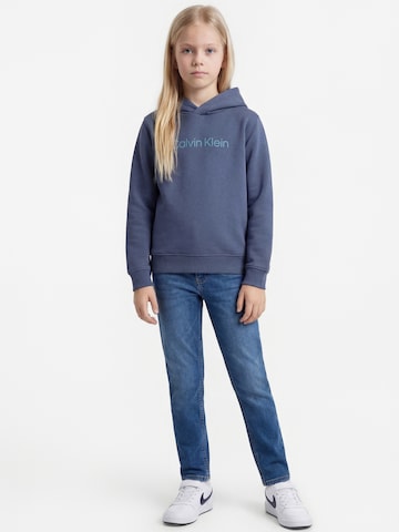 Sweat Calvin Klein Jeans en bleu