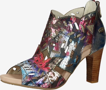 Laura Vita Platform Heels 'Albane' in Mixed colors: front