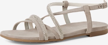Tamaris Remienkové sandále - Sivá: predná strana