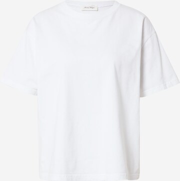 T-shirt AMERICAN VINTAGE en blanc : devant