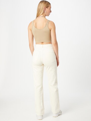 Loosefit Pantalon 'Rowe' WEEKDAY en blanc