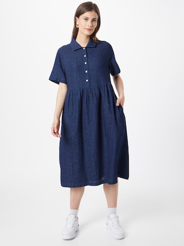 Folk Платье-рубашка 'LOOM' в Синий: спереди