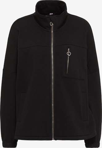 MYMO Zip-Up Hoodie in Black: front