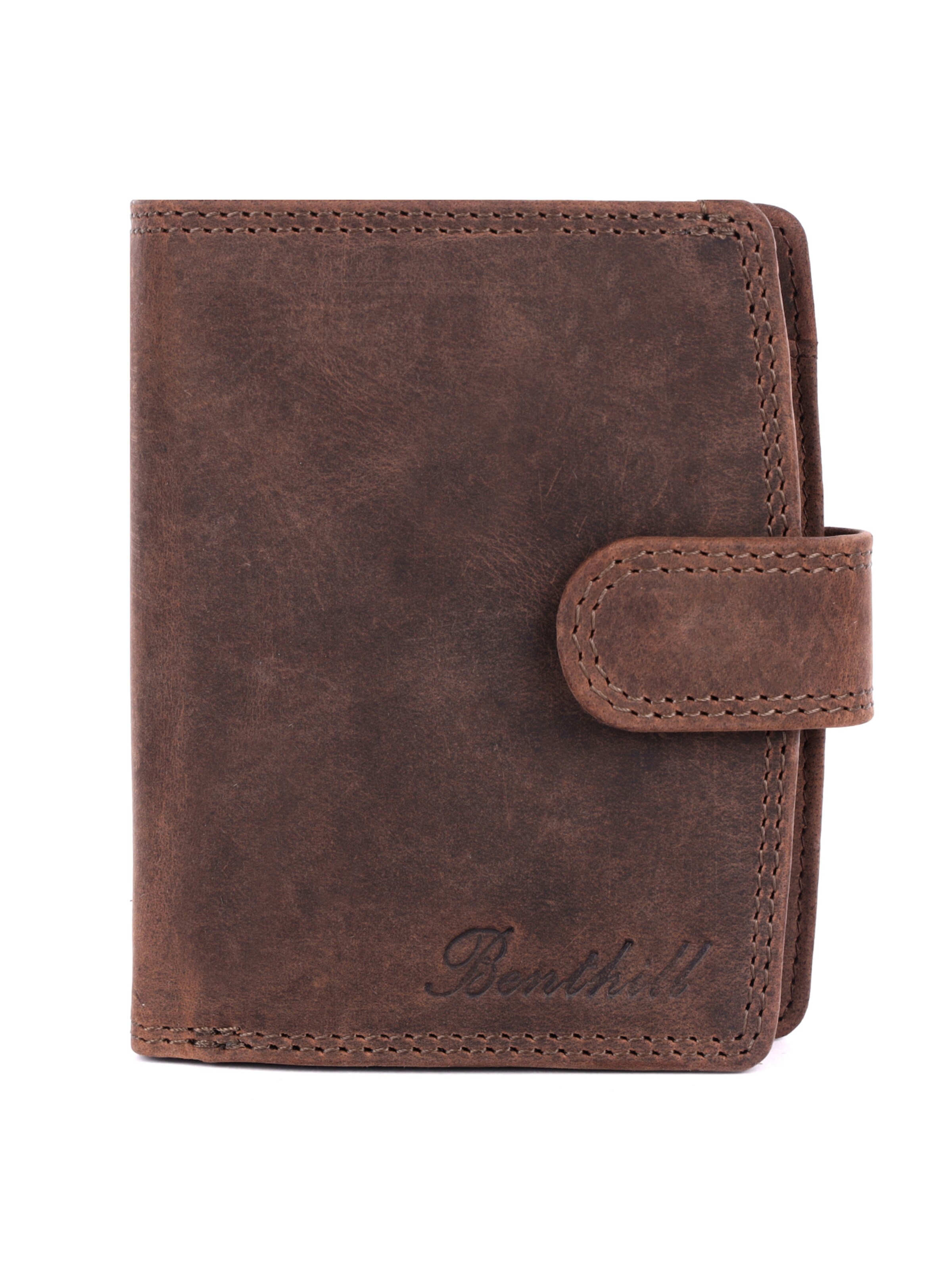 Benthill Wallet in Brown: front