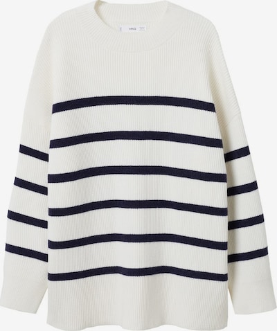 MANGO Sweater 'Matching' in Navy / White, Item view