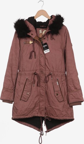 khujo Jacket & Coat in XL in Pink: front